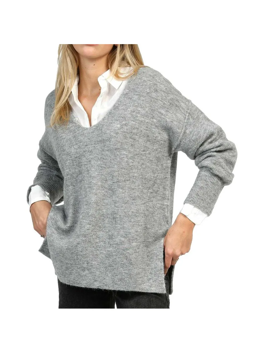 Pull Gris Femme An'ge Ines 1