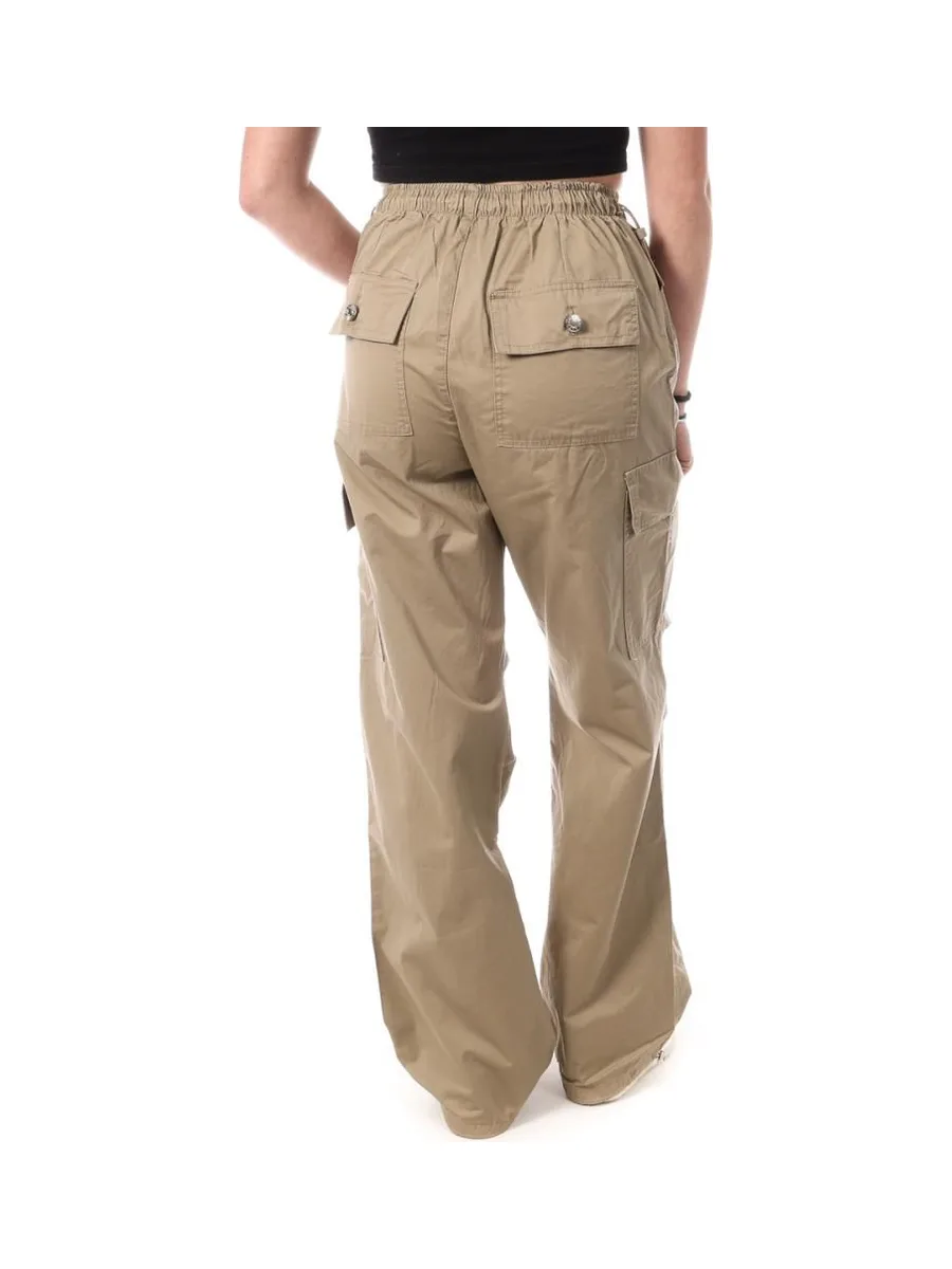 Pantalon Cargo Marron Femme Monday Premium 3178 3