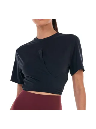 T-shirt Noir Femme Adidas Yga 1