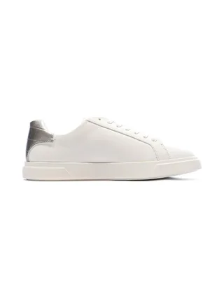 Baskets Blanches/Silver Femme Calvin Klein Jeans Laceup 2