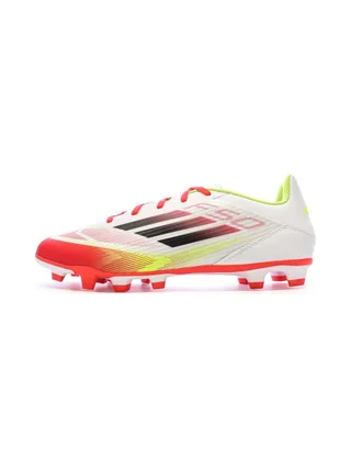Chaussures de Foot Blanc/Rouge Homme Adidas F50 Club FG/MG 1
