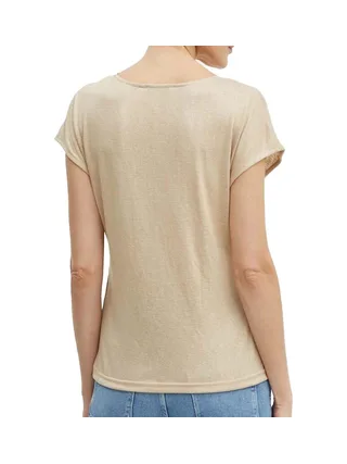T-shirt Beige Femme Morgan Fantaisie 241 DAGA 2