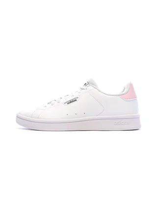 Baskets Blanc/Rose Femme Adidas Urban Court 1
