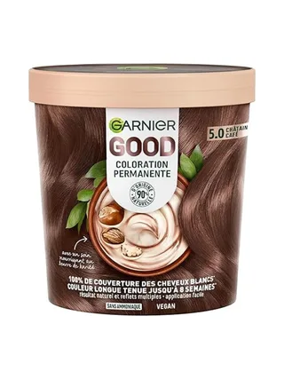 Coloration Permanente Longue Tenue Coffe Brown Good Garnier 5.0 1