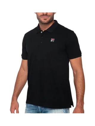 Polo Noir Homme Fila Oppi 1