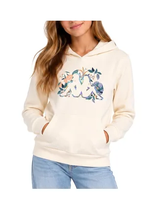 Sweat à capuche Blanc Fille Kappa Logo Imalia 1