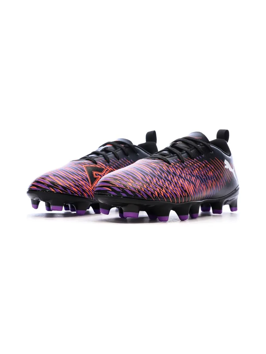 Chaussures de Foot Noir/Violet Junior Puma Future 8 Play FG/AG Jr 7