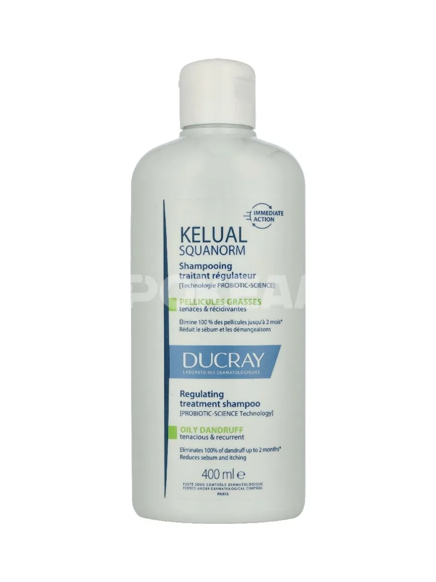 Ducray Kelual Squanorm Shampoo 400ml 1
