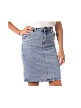 Jupe Bleu Femme Monday Premium Light Blue Monday 1