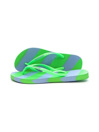 Tongs Bleu/Vert Femme Havaianas Slim Color Fun Infrad 1