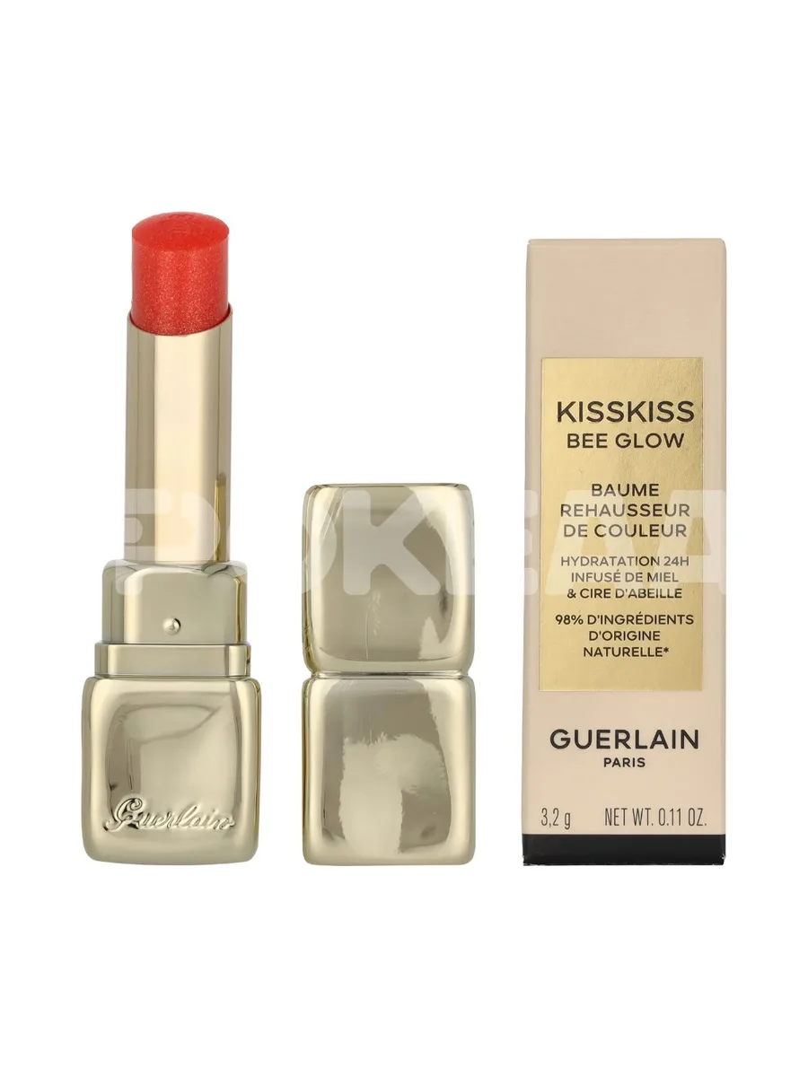 Guerlain Kisskiss Bee Glow Lip Balm 3.2g - #389 Pearly Peach 1
