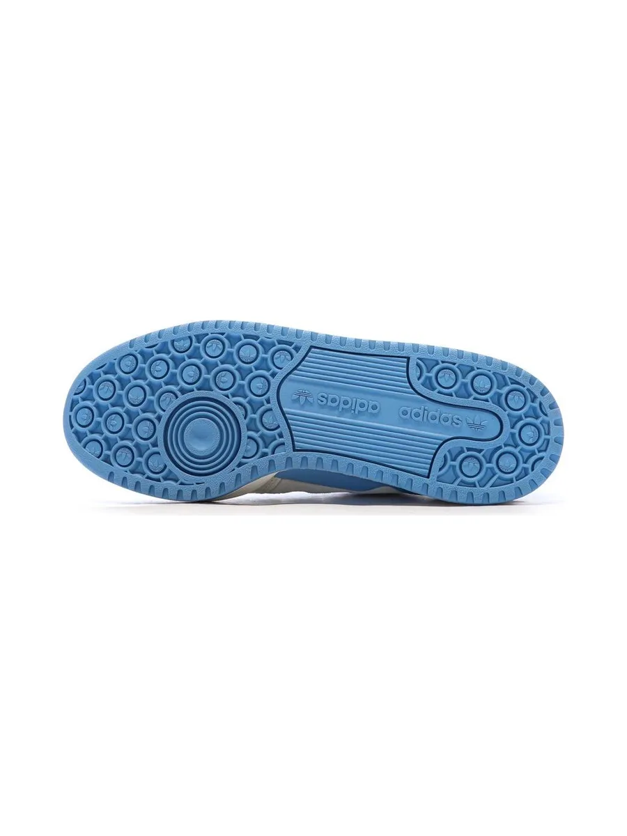Baskets Blanches/Bleu Homme Adidas Forum 6