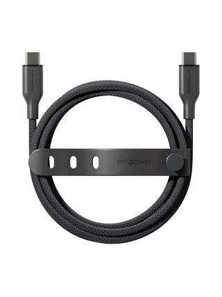 PanzerGlass empower™ by ® Racing 60W USB-C to USB-C Cable | USB 2.0 | 1.2M | Space Black USB cable 4