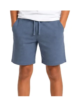 Short Bleu Foncé Garçon Paname Brothers Texture Indigo 1
