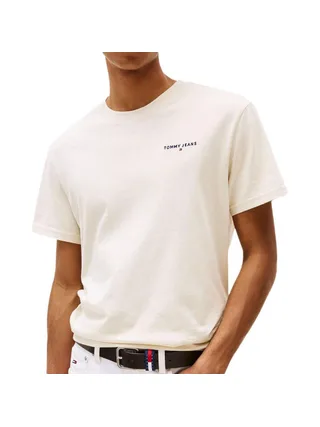 T-shirt Beige Homme Tommy Hilfiger Tjm Slim Linear 1