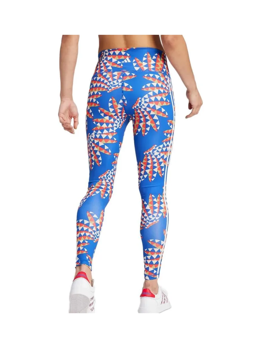Legging Bleu Femme Adidas Farm 2