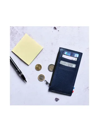 ANTHO - Porte-monnaie vertical zippé en liège - Naturel 26