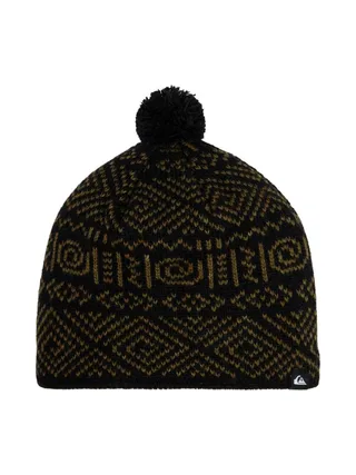 Bonnet Noir/Marron Homme Quiksilver Light Up 1