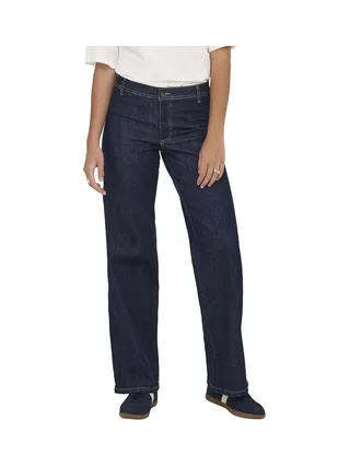 Jean Droit Bleu Foncé Femme JDY Vanessa 1