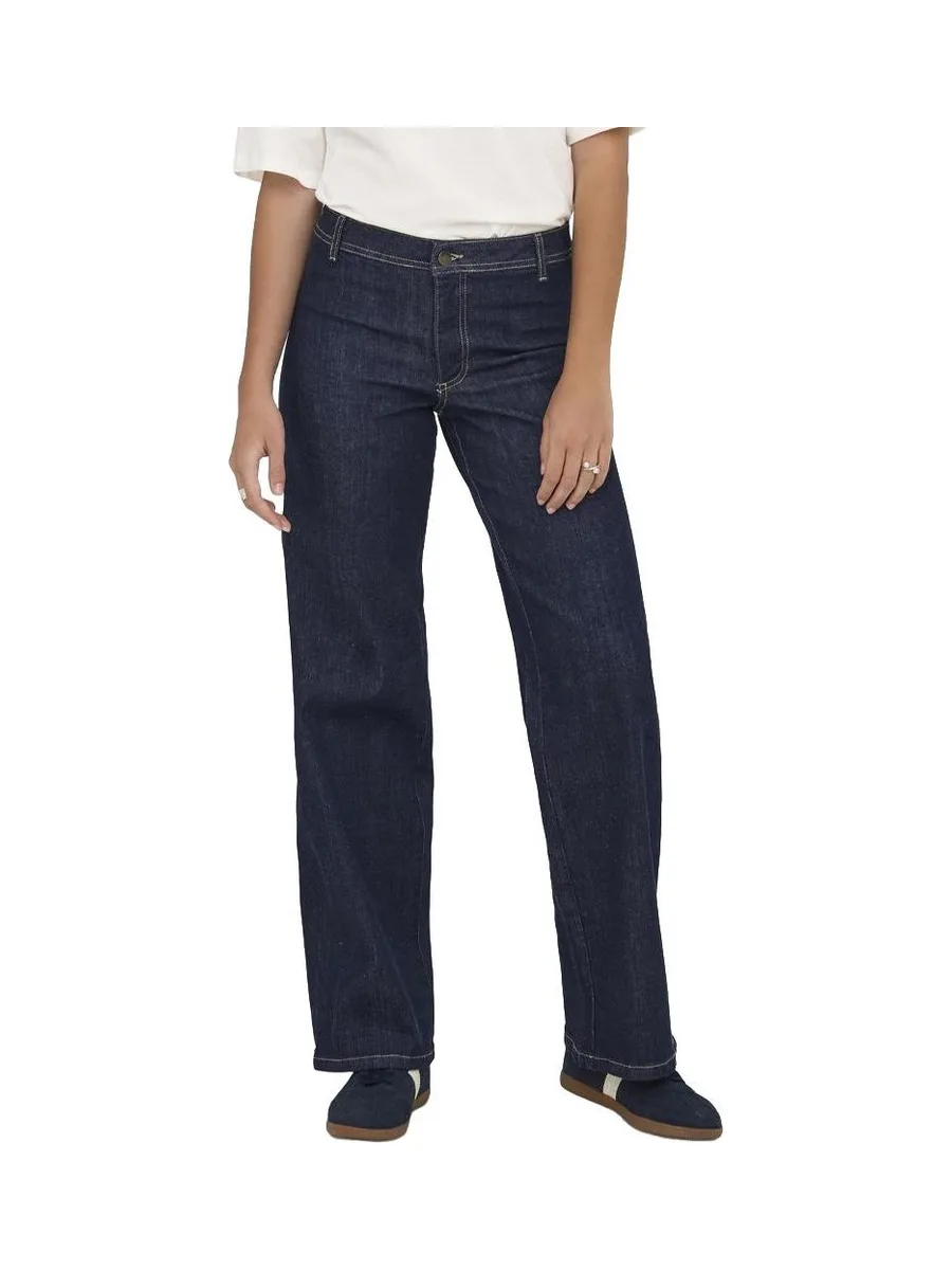 Jean Droit Bleu Foncé Femme JDY Vanessa 2