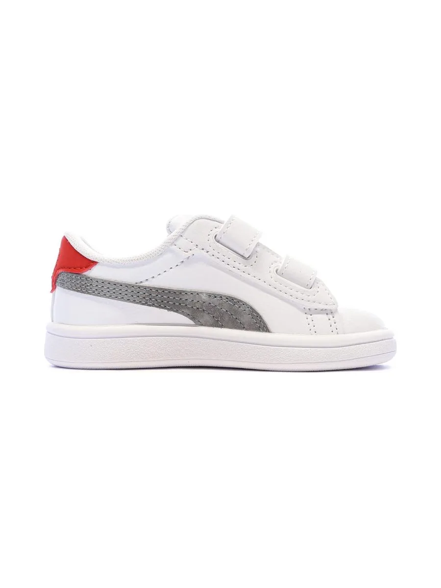 Baskets Blanc Garçon Puma Smash 3.0 Mid 9 3