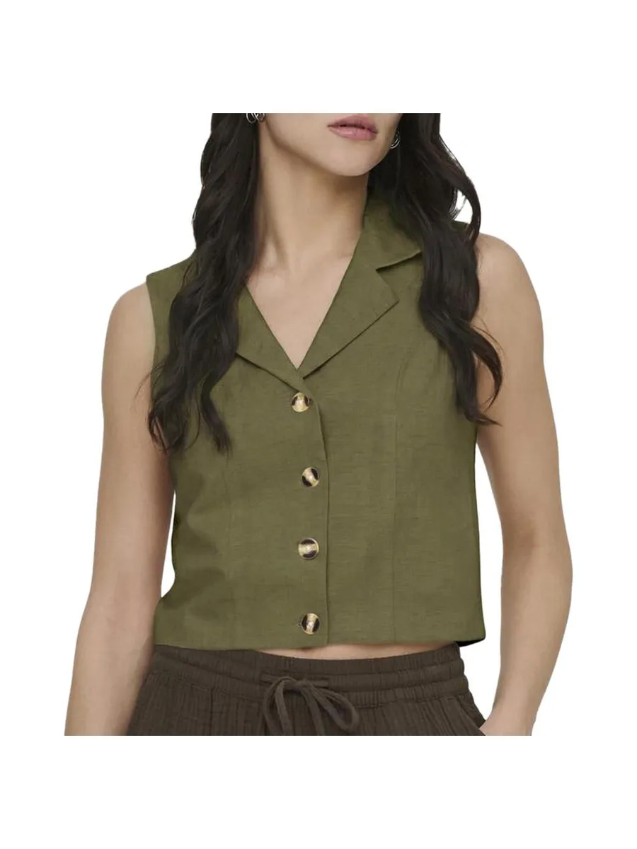 Veste de Tailleur Kaki Femme JDY Milan 2