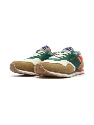 Baskets Beige/Vert Homme Pepe jeans London Life 6
