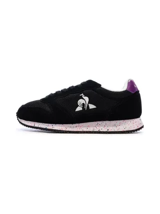 Baskets Noires Femme Le Coq Sportif Alpha 1