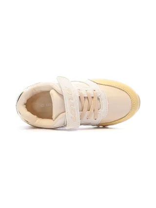Baskets Beige/Jaune Fille Lotto Verone 4