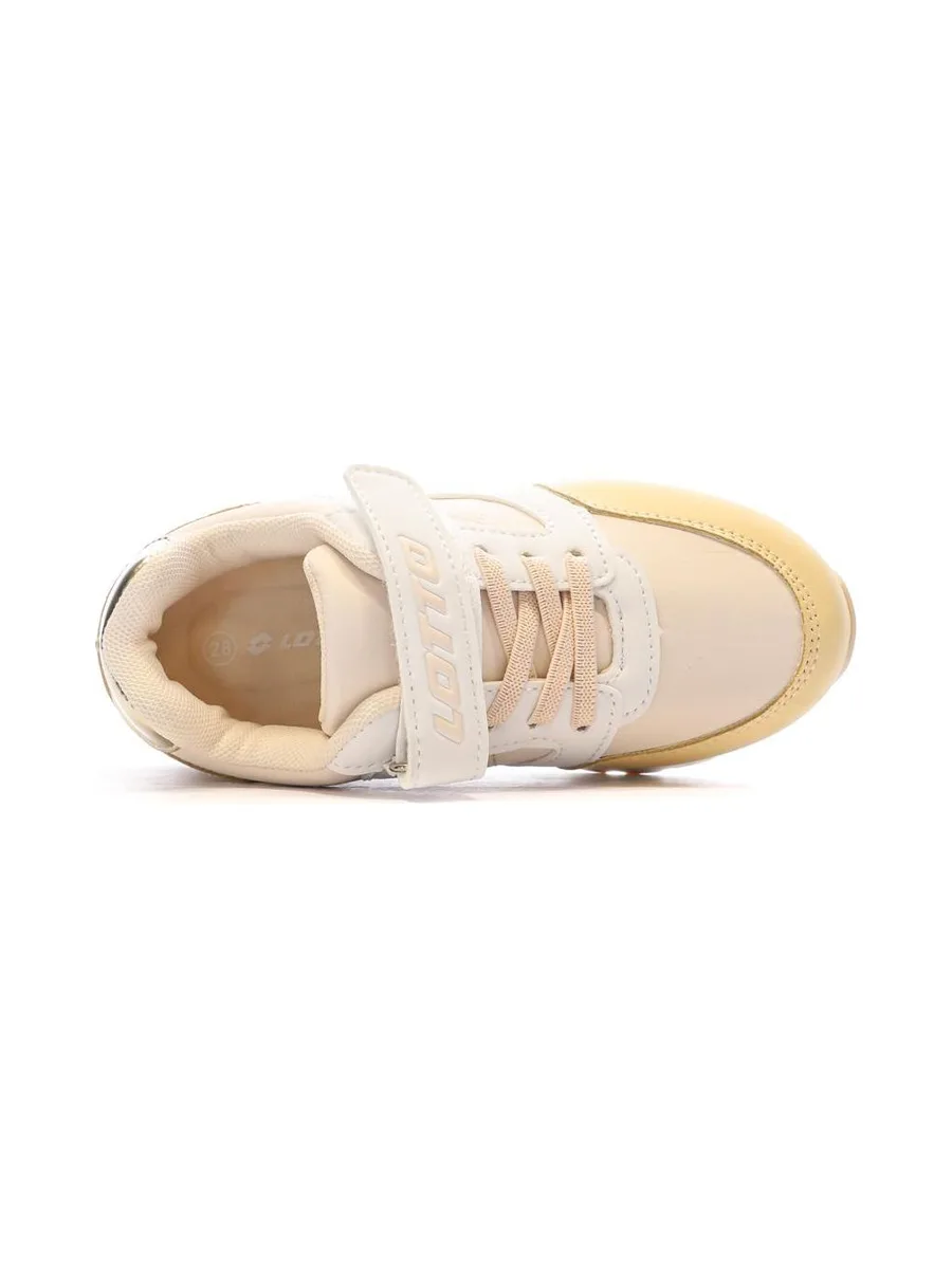 Baskets Beige/Jaune Fille Lotto Verone 5
