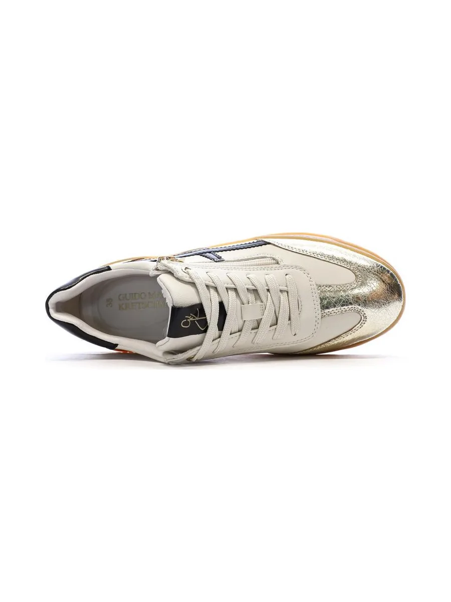 Baskets Beige/Blanc Femme Marco Tozzi Guido Maria 5