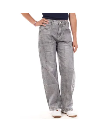 Jean Loose Gris Clair Femme Monday Premium 109 1