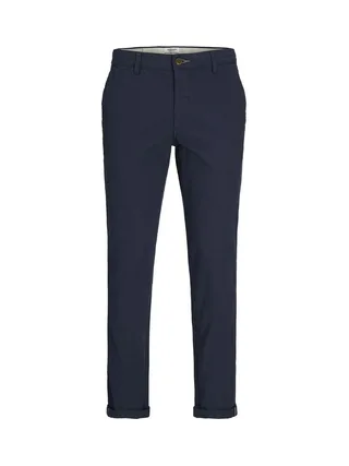 Pantalon Chino Marine Foncé Homme Jack & Jones Marco 3