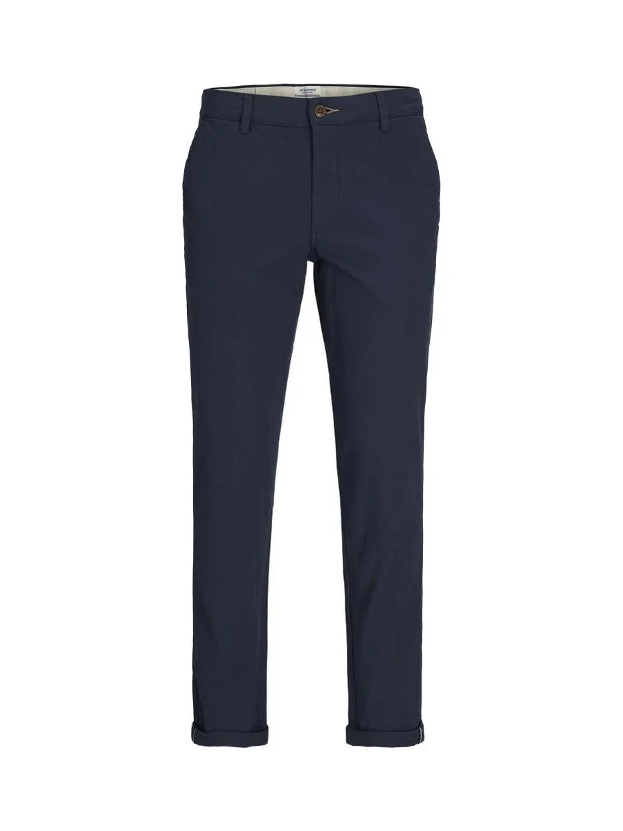 Pantalon Chino Marine Foncé Homme Jack & Jones Marco 3