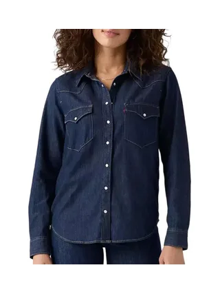 Chemise Bleu Brut Femme Levi's The Ultimate Western 2