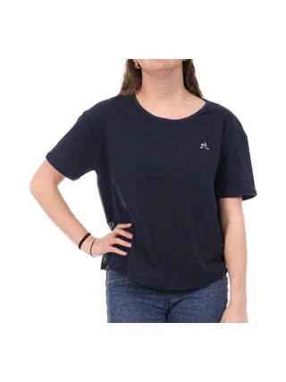 T-Shirt Marine Femme Le Coq Sportif Loose 1