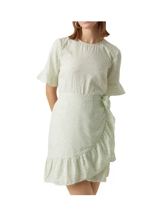 Robe Verte Femme Vero Moda Henna 1