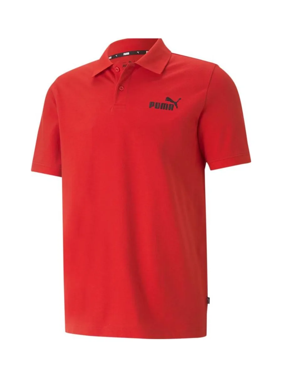 Polo Rouge Homme Puma Essential 2