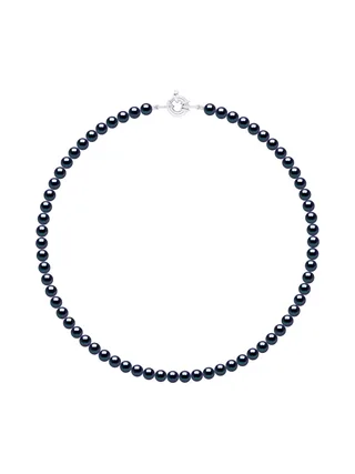Collier Véritables Perles d'Eau Douce Rondes 6-7 mm — Argent 925 Millièmes — 42 cm 1