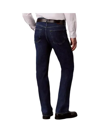 Jean Bleu Foncé Homme Calvin Klein Jeans Standard Straight 2