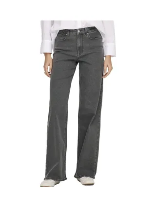 Jean Droit Gris Femme Only Sanna 1