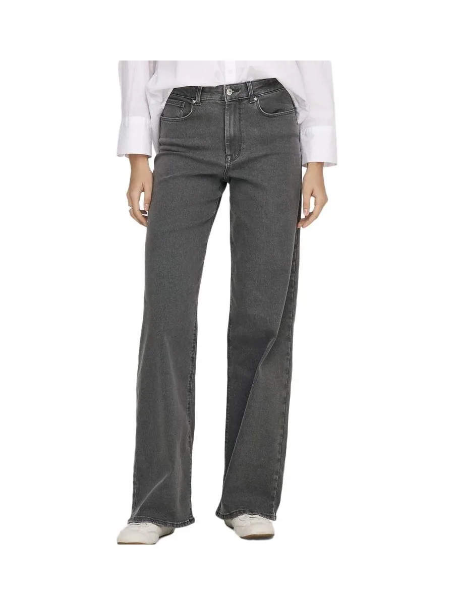 Jean Droit Gris Femme Only Sanna 1