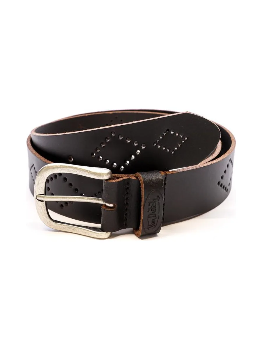 Ceinture Marron Foncé Femme Von Dutch CHARMS - T 2