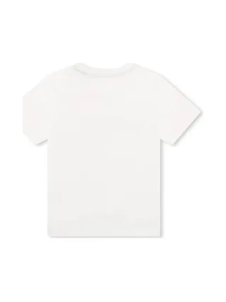 T-Shirt Blanc Garçon Timberland T600971 2