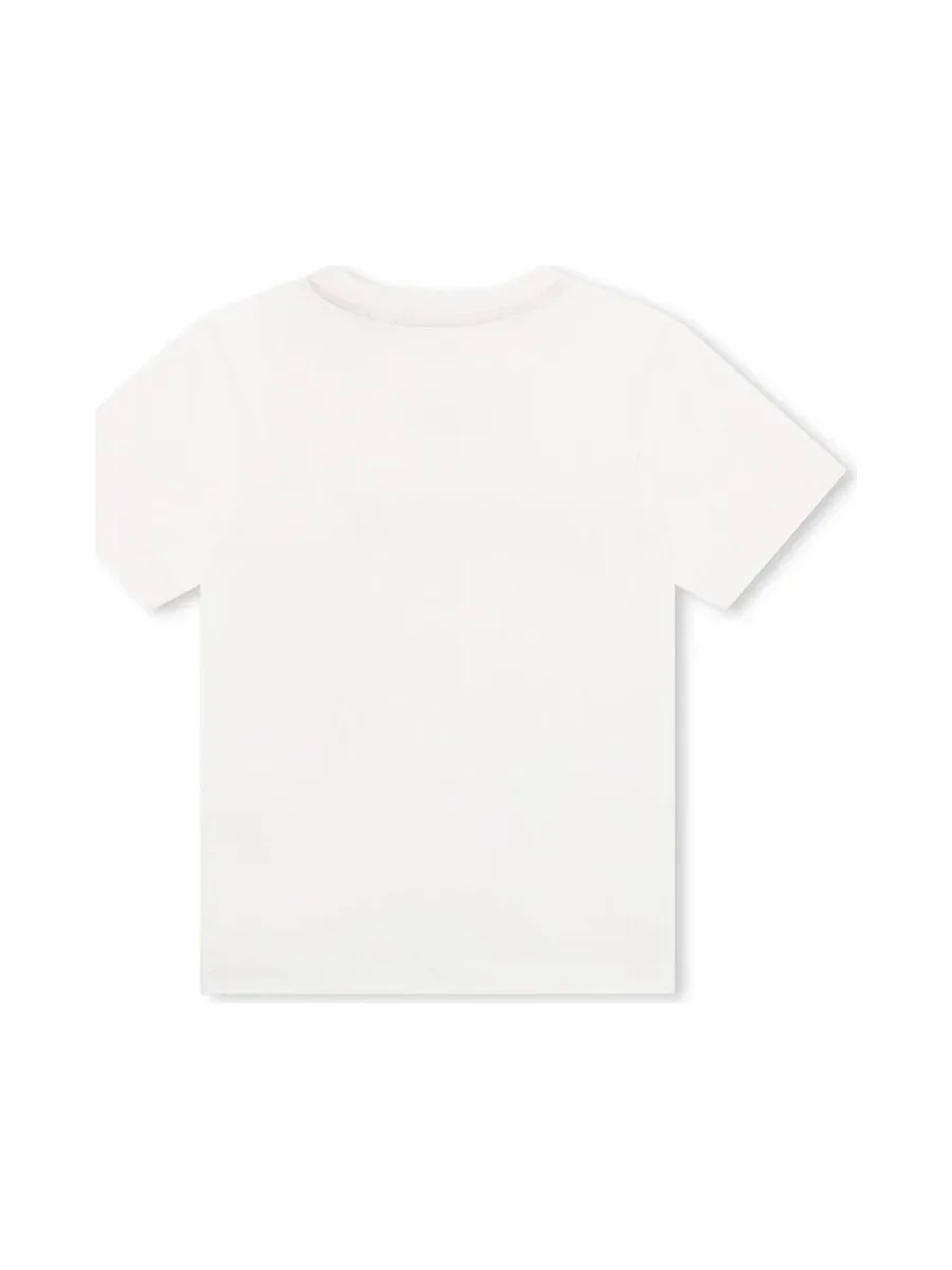 T-Shirt Blanc Garçon Timberland T600971 2