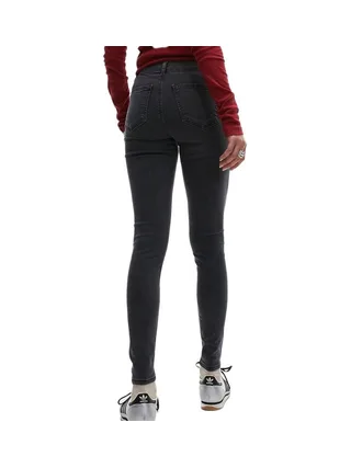 Jean Noir Chiné Femme Topshop Joni Hr Skinny 2