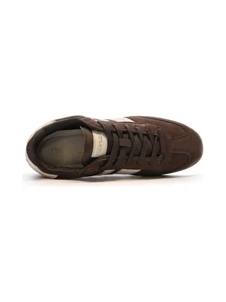 Baskets Marron Homme Teddy Smith White Suede 4