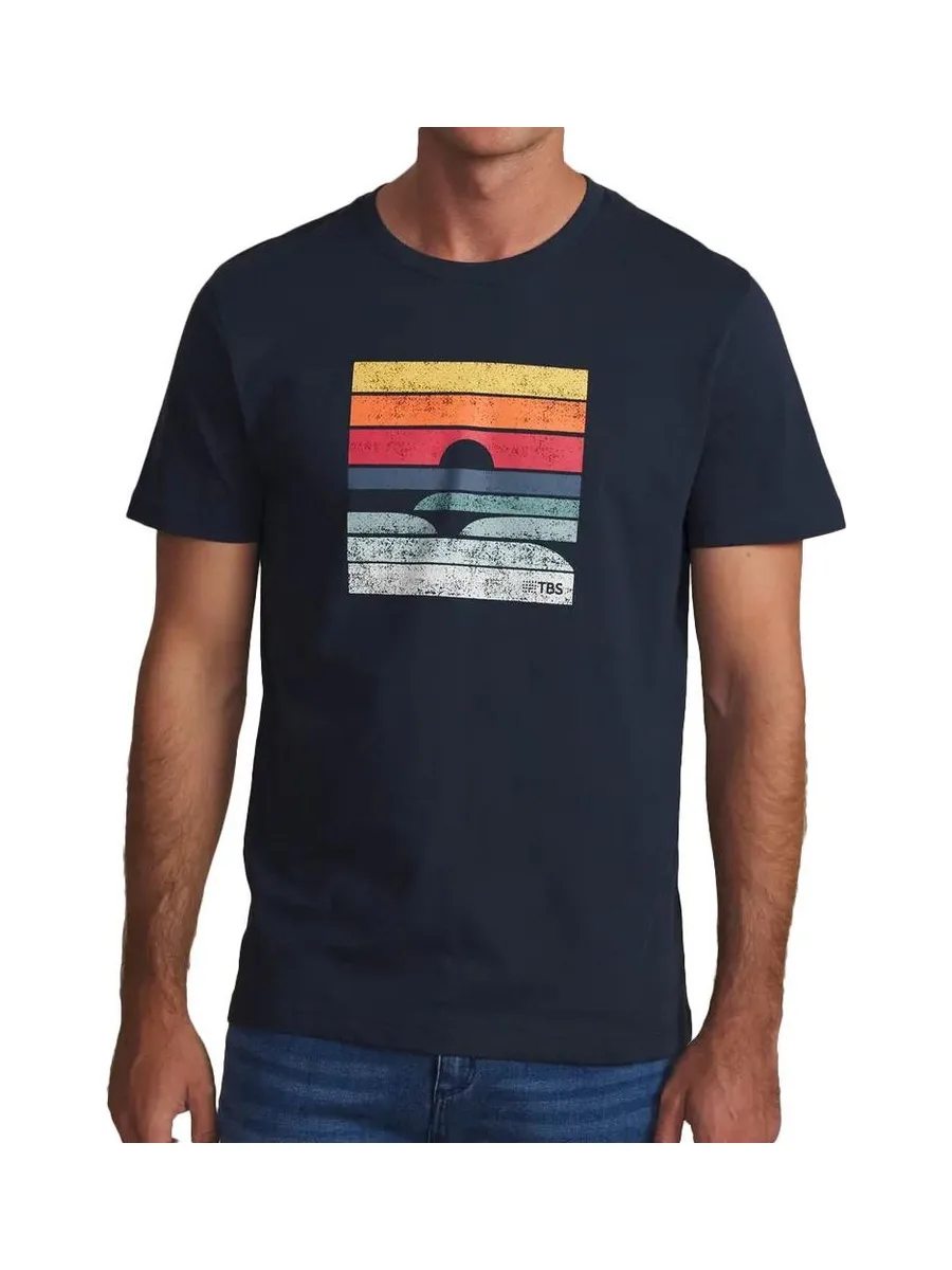 T-Shirt Marine Homme TBS Arctique 26 2