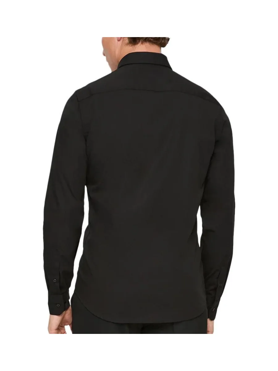 Chemise Noir Homme Calvin Klein Jeans Poplin Stretch 2