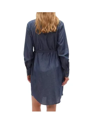 Robe de Grossesse Bleu Femme Mamalicious Natalia 2
